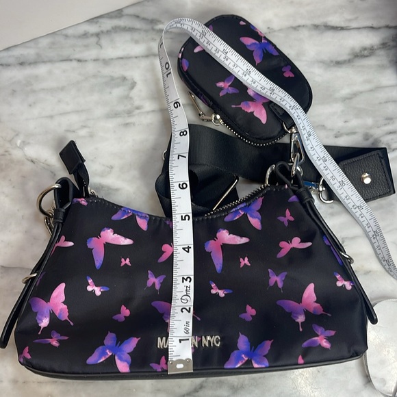 Steve Madden Butterfly Purse, Crossbody with detachable matching coin purse - Picture 5 of 7